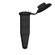 SureSeal S™ Sterile Microcentrifuge Tubes C2000-OB | 1.5mL | Opaque Black | Sterile | Self-Standing Bag | Stop-Pops™ | 500 pk Microcentrifuge Tubes MTC Bio