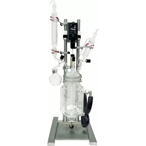 Ai 2L & 5L Single Jacketed Glass Reactor | Lab-Grade Precision & Versatility
