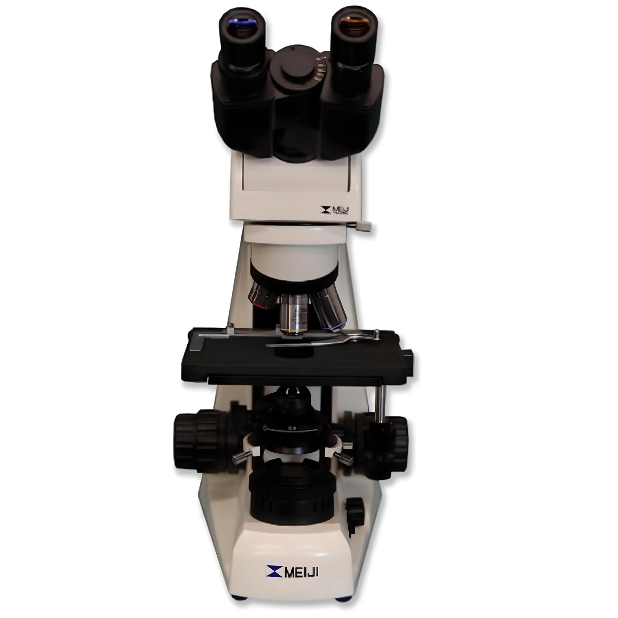 Meiji Techno, MT4200ELV - Ergonomic Binocular Bio. Veterinary B.F. Compound Microscope, LED Illum. - Blue Tiger Scientific