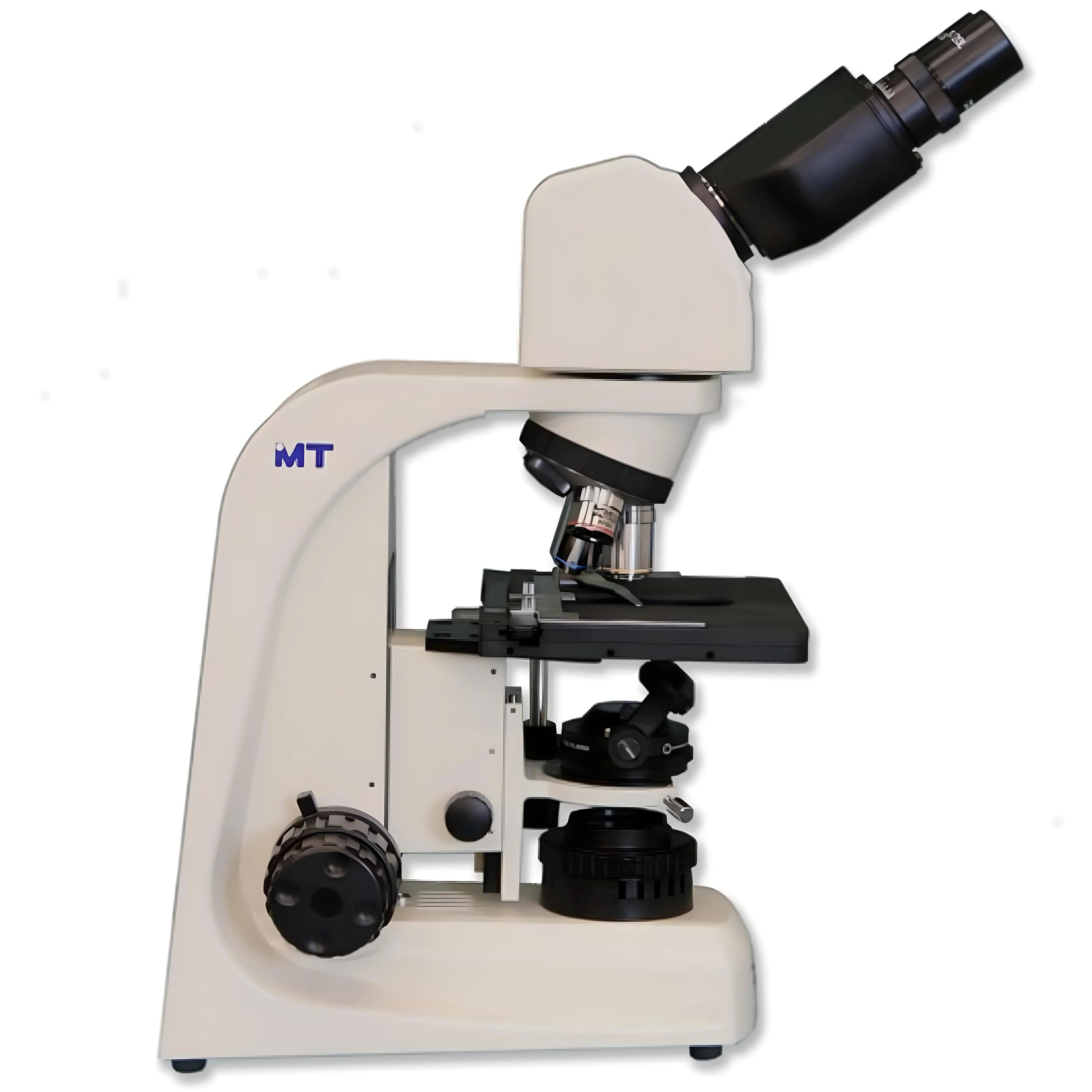 Meiji Techno, MT4200ELV - Ergonomic Binocular Bio. Veterinary B.F. Compound Microscope, LED Illum. - Blue Tiger Scientific