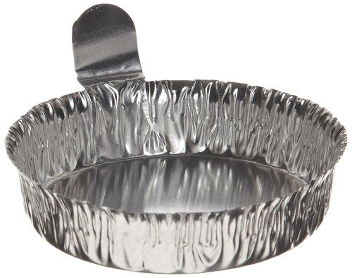 Aluminum Weighing Boats – (100 Pack) Non-Flammable, Disposable Pans for High-Temperature Sampling 50 mL | Crinkle | Finger Tab Heathrow Scientific