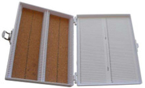 Heathrow Scientific 100-Place Premium Slide Boxes White Heathrow Scientific