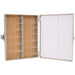 Heathrow Scientific 100-Place Premium Slide Boxes Grey Heathrow Scientific