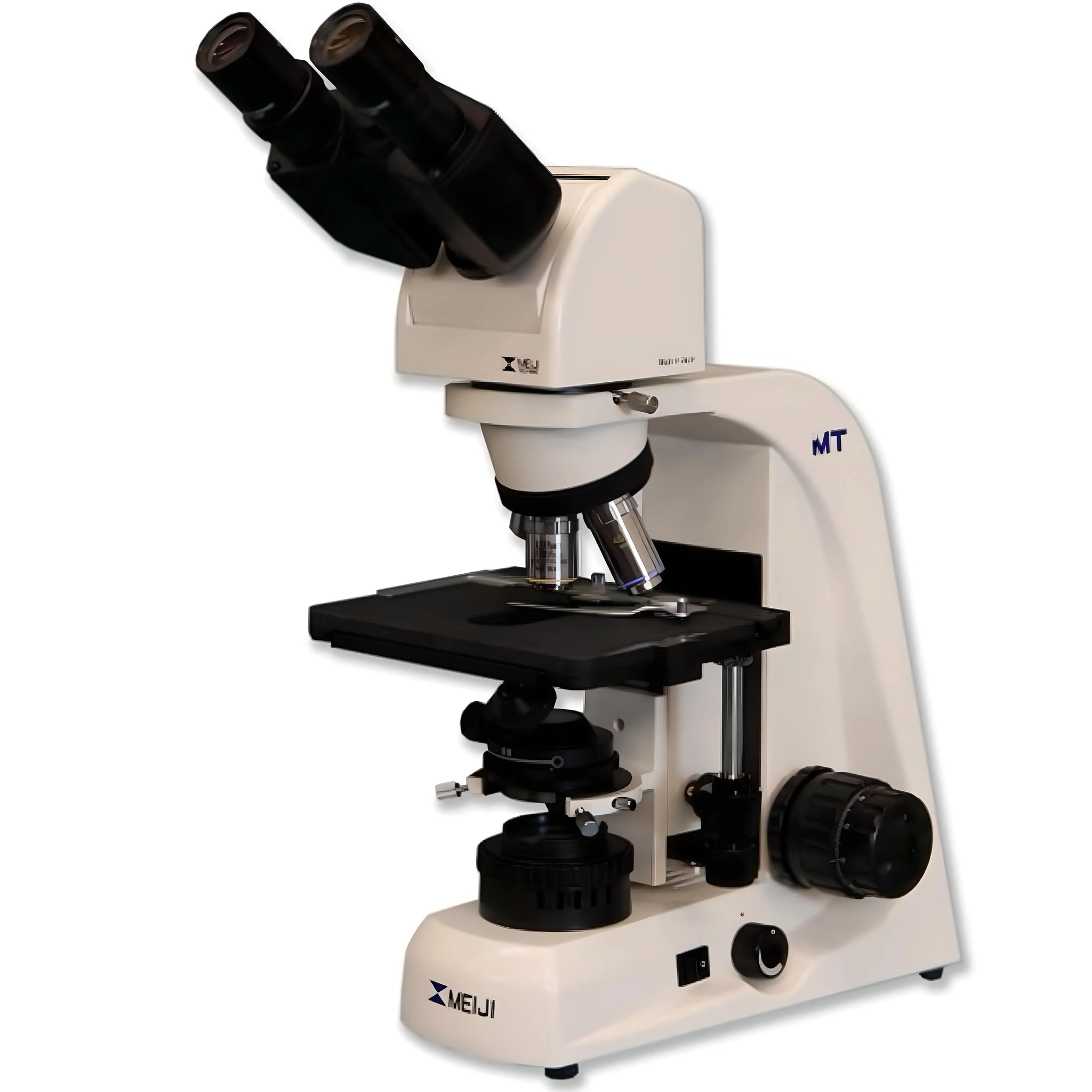 Meiji Techno, MT4200ELV - Ergonomic Binocular Bio. Veterinary B.F. Compound Microscope, LED Illum. - Blue Tiger Scientific