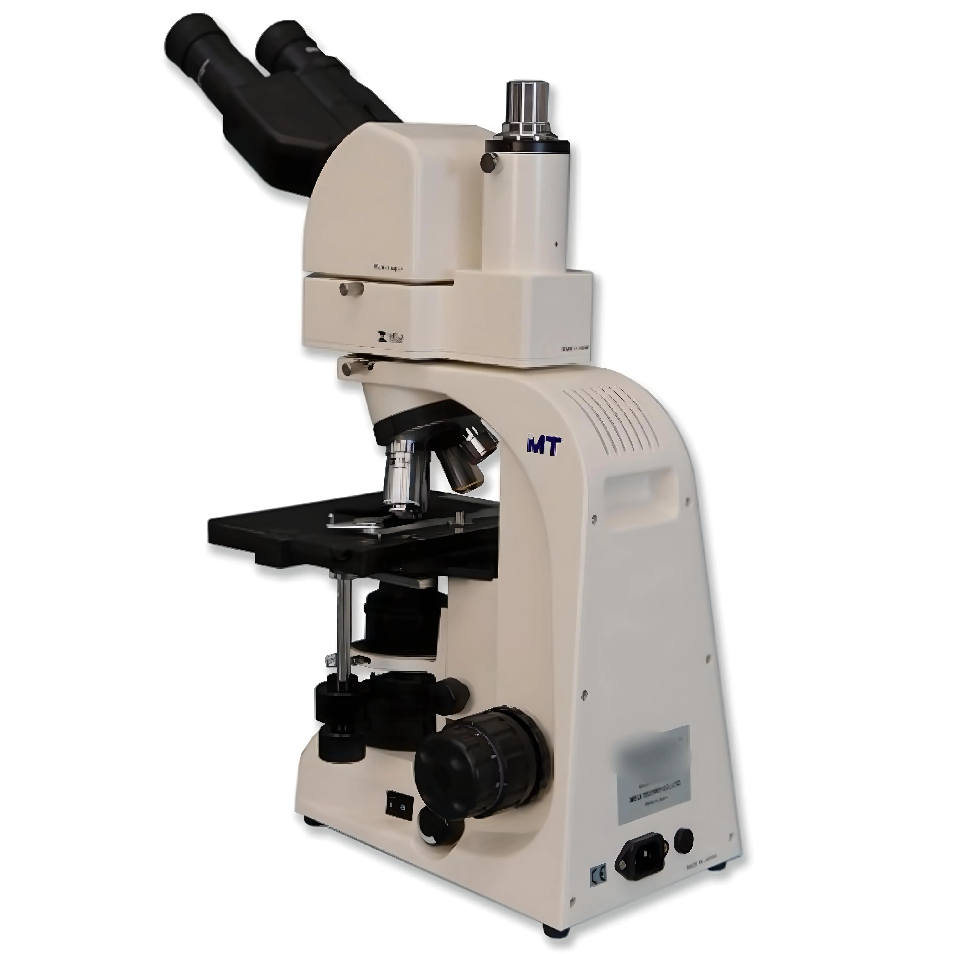 Meiji Techno MT5300EHV-HD - Halogen Ergonomic Trinocular Biological Veterinary Brightfield Compound Microscope with 5MP HDMI/USB 2.0 CMOS Camera - Blue Tiger Scientific