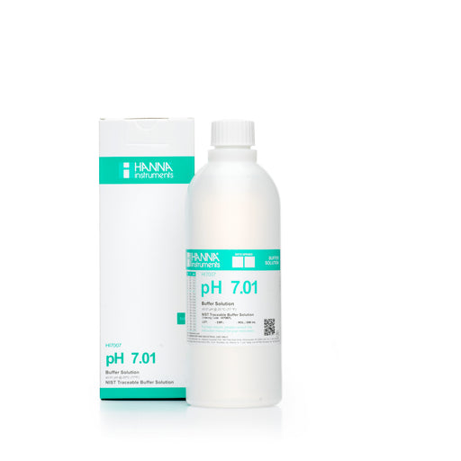 Hanna pH 7.01 Calibration Buffer Solution – HI7007L, HI5007 & HI6007 HI7007L – Standard – 500 mL Bottle Calibration Buffers Hanna Instruments
