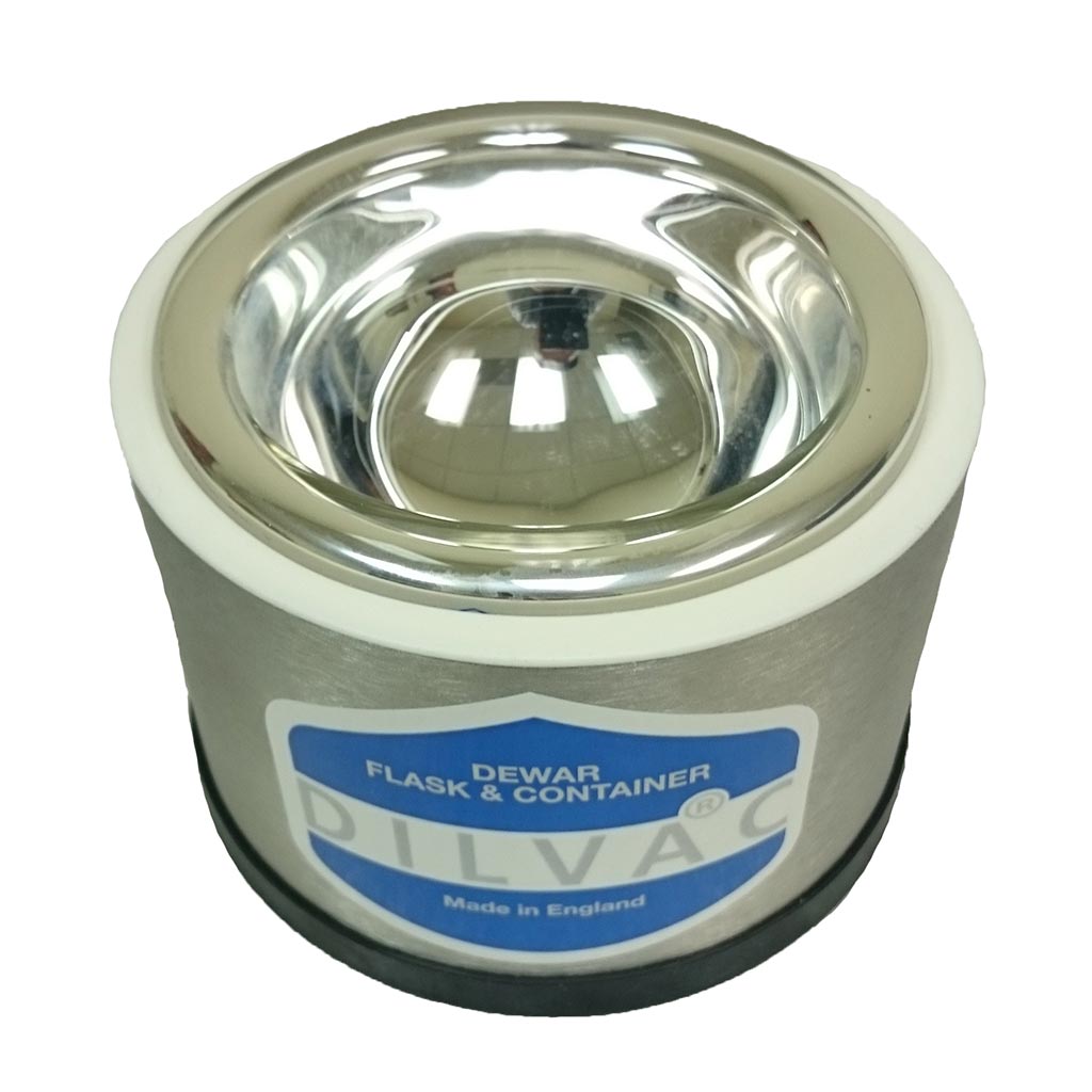Scilogex DILVAC Stainless Steel Cased Low Profile Dewars, no lids Scilogex