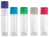 2 mL Cryogenic Vials – Sterile, Leakproof Storage for Ultra-Low Temperature Samples (500 Vials) Assorted (Red, Purple, Blue, Green, and Grey) Cryogenic Vials Heathrow Scientific