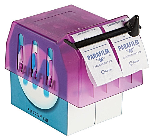 Box Top Parafilm® Dispenser – Durable, Stackable, Easy-Access Lab Film Holder Purple Box Top Parafilm Dispenser Heathrow Scientific