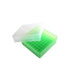 81-WELL MICROTUBE STORAGE BOX Green Heathrow Scientific