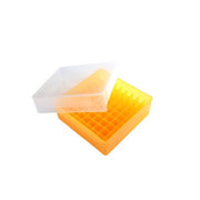 81-WELL MICROTUBE STORAGE BOX Orange Heathrow Scientific