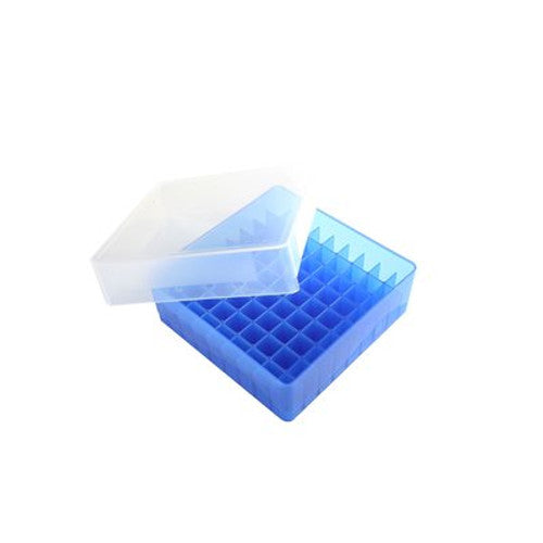 81-WELL MICROTUBE STORAGE BOX Blue Heathrow Scientific