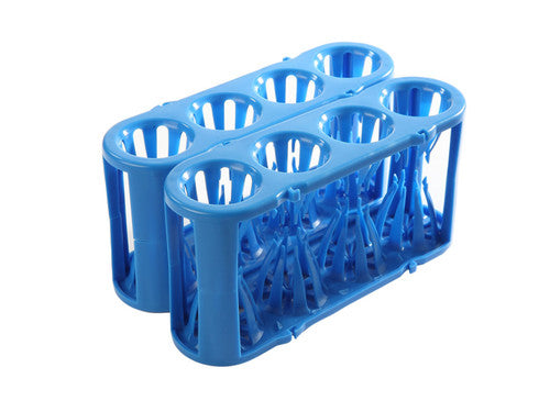 Adapt-a-Rack® – Flexible Multi-Tube Rack for 12–30 mm Tubes Blue Multi-tube rack Heathrow Scientific