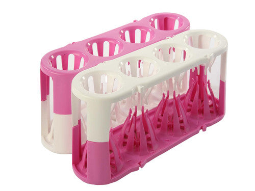 Adapt-a-Rack® – Flexible Multi-Tube Rack for 12–30 mm Tubes Pink White Multi-tube rack Heathrow Scientific