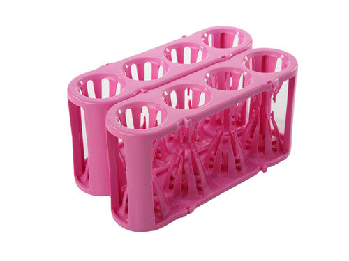 Adapt-a-Rack® – Flexible Multi-Tube Rack for 12–30 mm Tubes Pink Multi-tube rack Heathrow Scientific