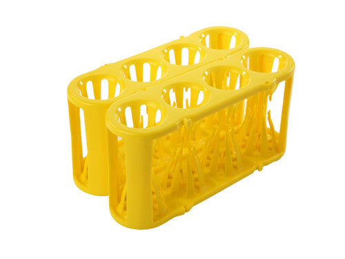 Adapt-a-Rack® – Flexible Multi-Tube Rack for 12–30 mm Tubes Yellow Multi-tube rack Heathrow Scientific
