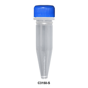 ScrewSeal™ Polypropylene Microcentrifuge Tubes C3150-S | ScrewSeal 1.5mL | 12.8x45mm | Sterile | O-ring | Conical | Non-graduated | Assembled | 100 bag | 10 bags case | 1000 Total Microcentrifuge Tubes MTC Bio