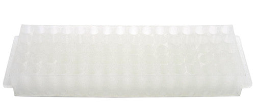 80-Well Microtube Rack – Durable, Compact & Autoclavable Natural Multi-tube rack Heathrow Scientific