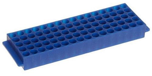 80-Well Microtube Rack – Durable, Compact & Autoclavable Blue Multi-tube rack Heathrow Scientific