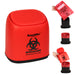 MTC Bio BenchBin Starter Kits – Benchtop Biohazard Bin with 400 Autoclave Bags A8401-SK | 1.5 L bin + 400 bags Biohazard Waste Container Starter Kits MTC Bio