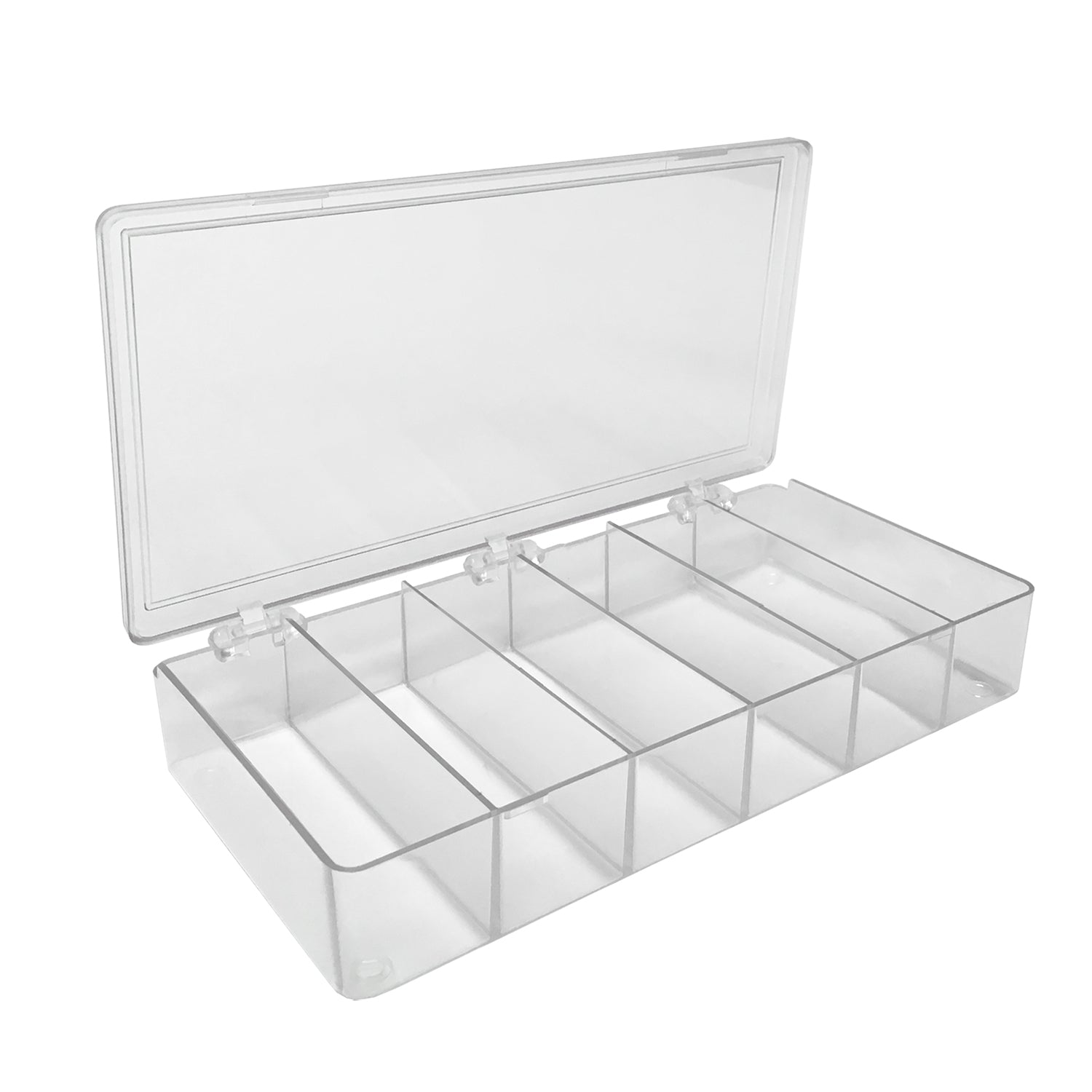 MTC Bio Western Blot Boxes – Clear & Opaque Black, Hinged Lid B1206 | MultiBox™ | 6 Compartments, 33 x 103 x 35mm each | For Cut-Up Protean 3 Gels | 4 pk Western Blot Boxes MTC Bio