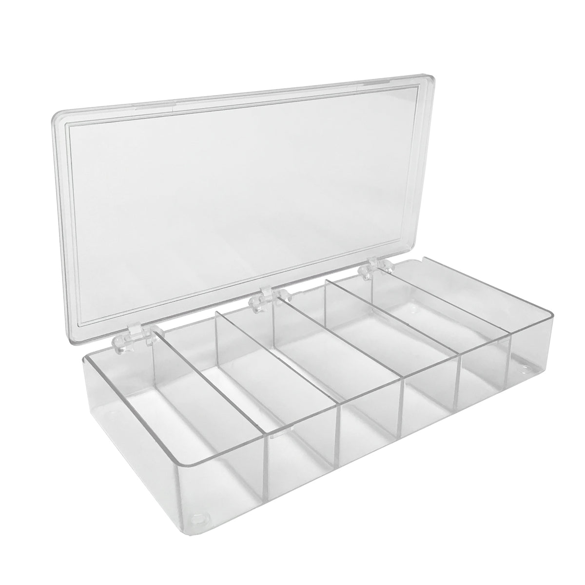 MTC Bio Western Blot Boxes – Clear & Opaque Black, Hinged Lid B1206 | MultiBox™ | 6 Compartments, 33 x 103 x 35mm each | For Cut-Up Protean 3 Gels | 4 pk Western Blot Boxes MTC Bio
