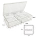 MTC Bio Western Blot Boxes – Clear & Opaque Black, Hinged Lid B1212 | MultiBox™ | 2 Compartments, 85 x 85 x 30mm each | For Novex & Bio-Rad Mini Gels | 6 pk Western Blot Boxes MTC Bio
