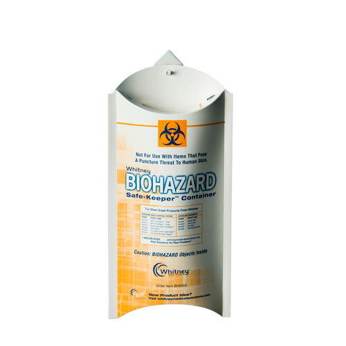 Biohazard Safe Keeper Container | Wall-Mount Lab Waste (200-Pack) Default Title Biohazard Keeper Heathrow Scientific