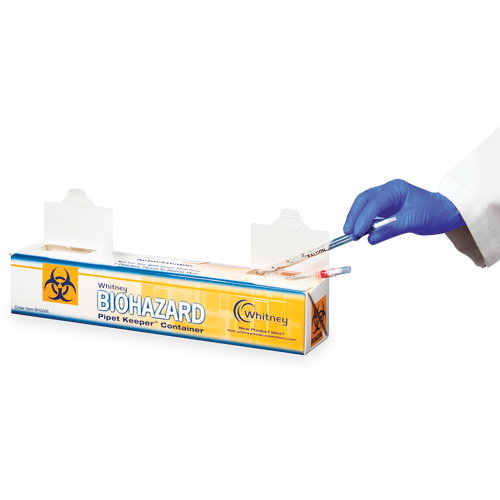 Biohazard Pipet Keepers | Disposable Lab Waste Containers Standard-50Pack Biohazard Pipette Keepers Heathrow Scientific