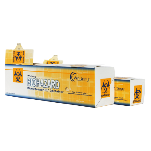 Biohazard Pipet Keepers | Disposable Lab Waste Containers Biohazard Pipette Keepers Heathrow Scientific
