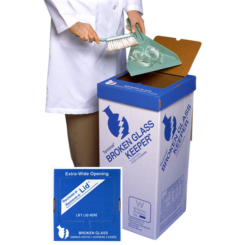 Heathrow Scientific 63 L Floor Broken Glass Keeper | BH2008 Default Title Heathrow Scientific