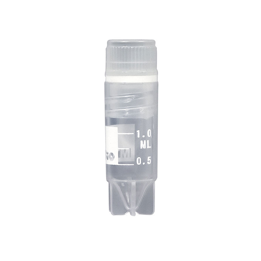 MTC Bio Sterile Cryogenic Vials – 1 to 5 mL, Internal & External Thread V4801 | 1 mL | Internal Thread | Sterile | 500 cs + Rack Cryogenic Vials MTC Bio