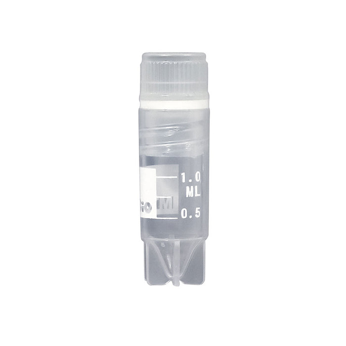 MTC Bio Sterile Cryogenic Vials – 1 to 5 mL, Internal & External Thread V4801 | 1 mL | Internal Thread | Sterile | 500 cs + Rack Cryogenic Vials MTC Bio