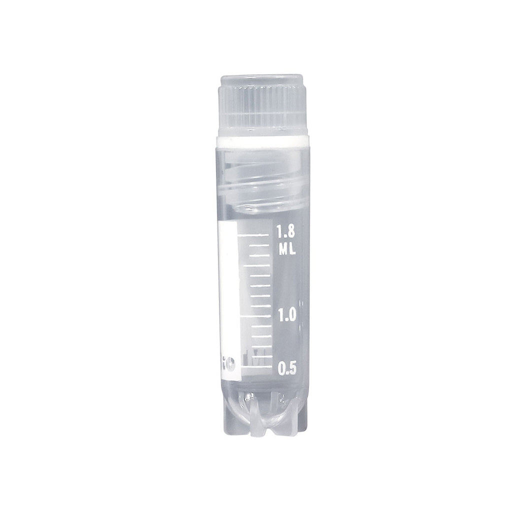 MTC Bio Sterile Cryogenic Vials – 1 to 5 mL, Internal & External Thread V4802 | 2 mL | Internal Thread | Sterile | 500 cs + Rack Cryogenic Vials MTC Bio