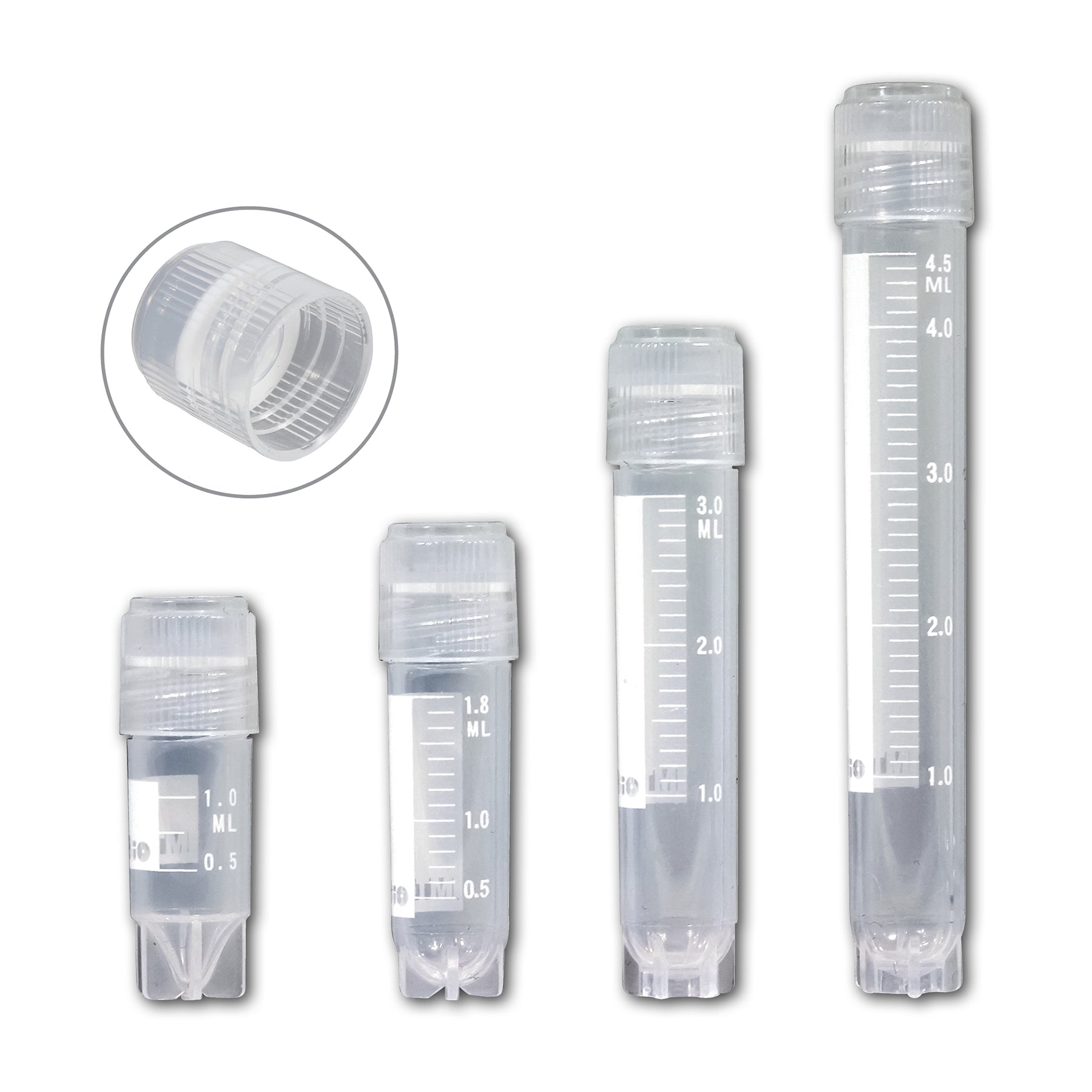 MTC Bio Sterile Cryogenic Vials – 1 to 5 mL, Internal & External Thread Cryogenic Vials MTC Bio