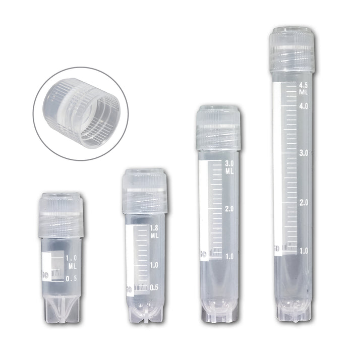 MTC Bio Sterile Cryogenic Vials – 1 to 5 mL, Internal & External Thread Cryogenic Vials MTC Bio