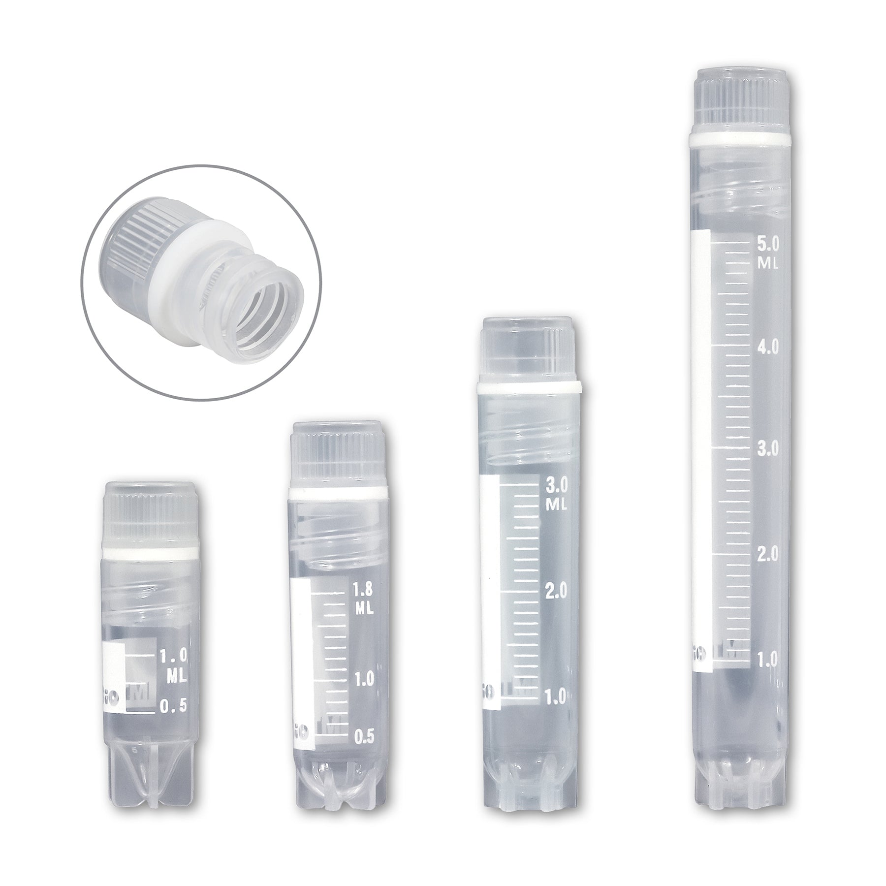 MTC Bio Sterile Cryogenic Vials – 1 to 5 mL, Internal & External Thread Cryogenic Vials MTC Bio
