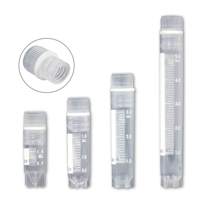 MTC Bio Sterile Cryogenic Vials – 1 to 5 mL, Internal & External Thread Cryogenic Vials MTC Bio