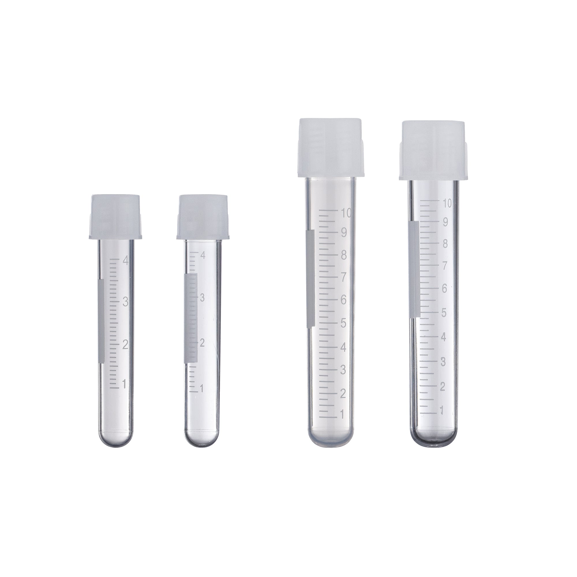 DuoClick 5 mL and 14 mL graduated culture tube examples