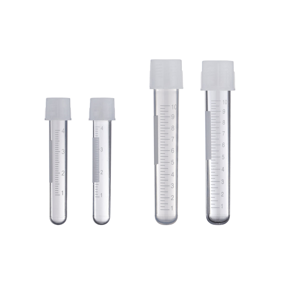 DuoClick 5 mL and 14 mL graduated culture tube examples