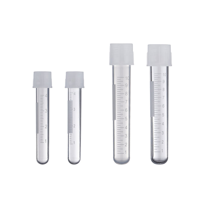 DuoClick 5 mL and 14 mL graduated culture tube examples