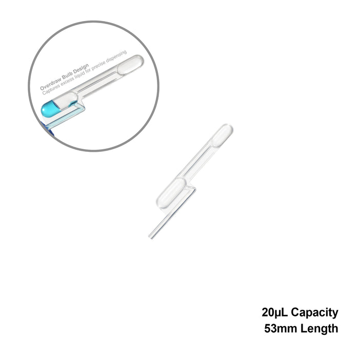 MTC Bio E9500-20 exact volume transfer pipette, 20 µL
