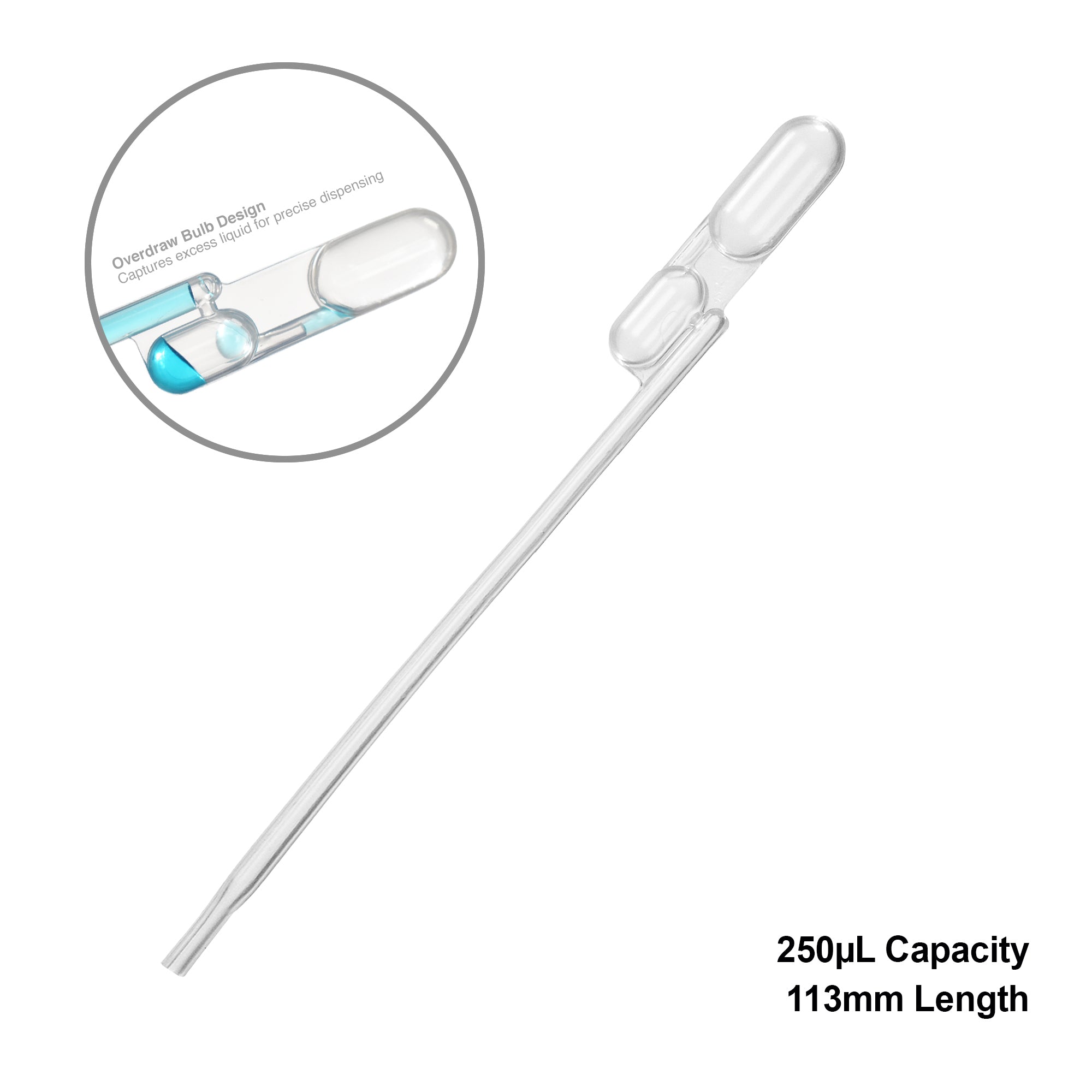 MTC Bio E9500-250 exact volume transfer pipette, 250 µL