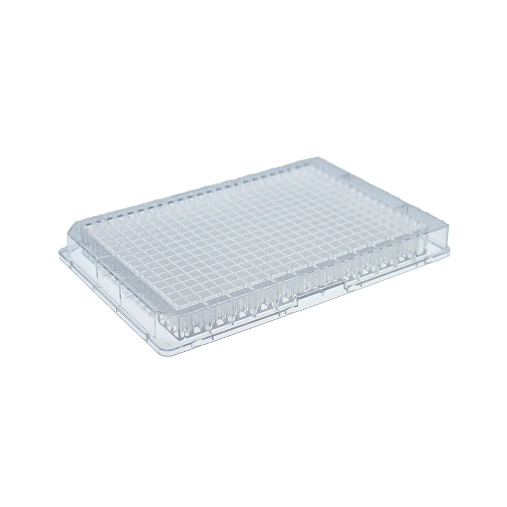 MTC Bio ILP DP110F-384-N clear 384 square well flat-bottom assay plate