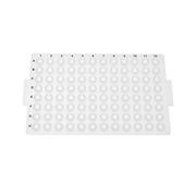MTC Bio Silicone Sealing Mats – 24, 48, 96 & 384-Well, Pre-Slit & PTFE-Coated, OptiWell™ & ILP 96 Round Well · Ø6.5 mm ILP · Ø6.5 mm · Line (–) Perforation · Printed · 50 cs Sealing Mats MTC Bio