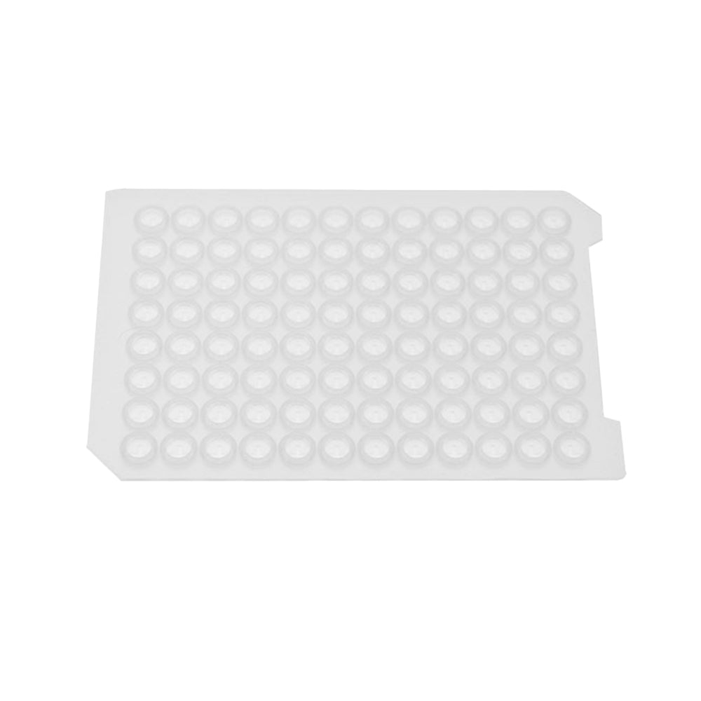 MTC Bio Silicone Sealing Mats – 24, 48, 96 & 384-Well, Pre-Slit & PTFE-Coated, OptiWell™ & ILP 96 Round Well · Ø8.3–8.5 mm ILP · Ø8.5 mm · Cross (+) Perforation · Non-Printed · Bulk 100 cs Sealing Mats MTC Bio