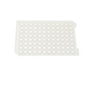 MTC Bio Silicone Sealing Mats – 24, 48, 96 & 384-Well, Pre-Slit & PTFE-Coated, OptiWell™ & ILP 96 Round Well · Ø7.0–7.5 mm ILP · Ø7.3 mm · Cross (+) Perforation · Non-Printed · 50 cs Sealing Mats MTC Bio