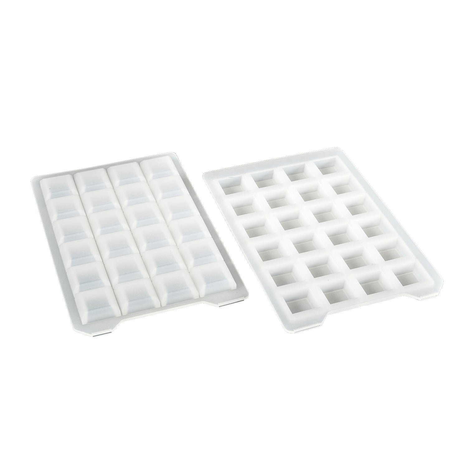 MTC Bio Silicone Sealing Mats – 24, 48, 96 & 384-Well, Pre-Slit & PTFE-Coated, OptiWell™ & ILP 24 Square Well ILP · Ø17.35 mm · Line (–) Perforation · Non-Printed · 50 cs Sealing Mats MTC Bio
