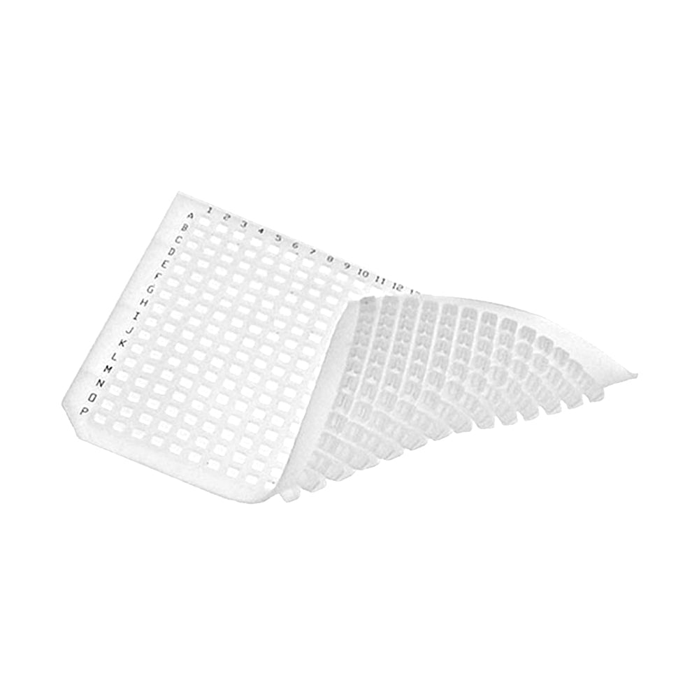 MTC Bio Silicone Sealing Mats – 24, 48, 96 & 384-Well, Pre-Slit & PTFE-Coated, OptiWell™ & ILP 384 Square Well ILP · Ø4 mm · Line (–) Perforation · Printed · 50 cs Sealing Mats MTC Bio