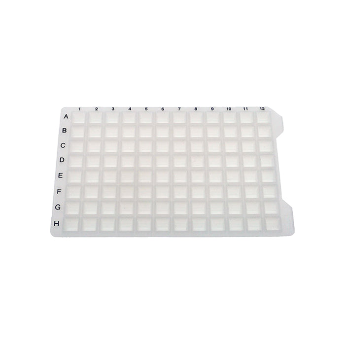 MTC Bio Silicone Sealing Mats – 24, 48, 96 & 384-Well, Pre-Slit & PTFE-Coated, OptiWell™ & ILP 96 Square Well · Ø8.4–8.7 mm ILP · Ø8.5 mm · Line (–) Perforation · Printed · 50 cs Sealing Mats MTC Bio
